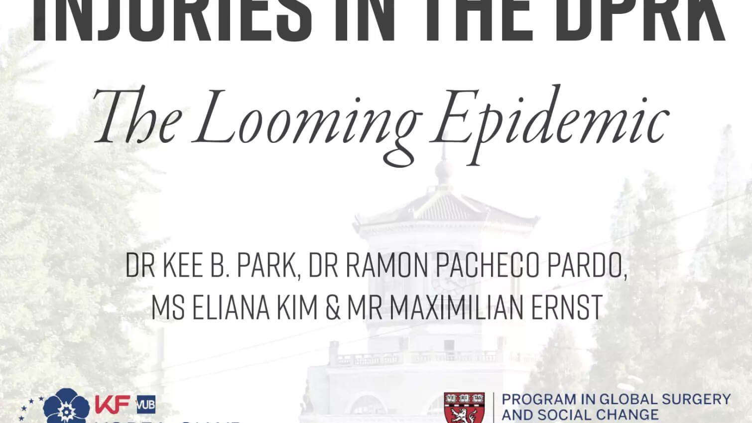 Injuries in the DPRK: The Looming Epidemic - CSDS